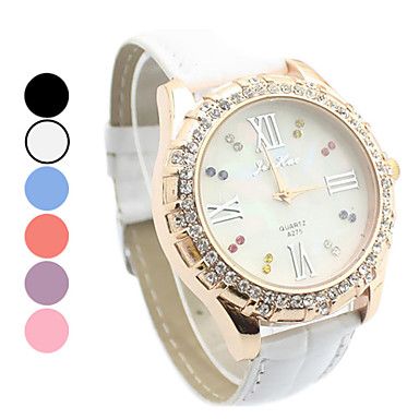 Relogio Feminino Couro Quartz
