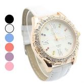 Relogio Feminino Couro Quartz