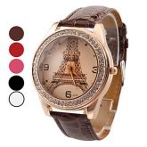 Relogio Feminino Couro Quartz Torre Eiffel